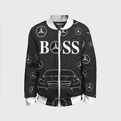 Бомбер детский BOSS MERCEDES-BENZ, цвет: 3D-белый