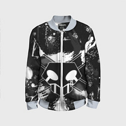 Бомбер детский БЛИЧ ШИНИГАМИ ЛОГО НА СПИНЕ, цвет: 3D-серый