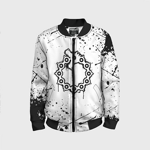 Детский бомбер МЕЛИОДАС 7 СМЕРТНЫХ ГРЕХОВ / 3D-Черный – фото 1