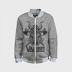 Бомбер детский Valheim Viking dark, цвет: 3D-серый