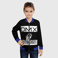 Бомбер детский DMX 1970-2021, цвет: 3D-синий — фото 2