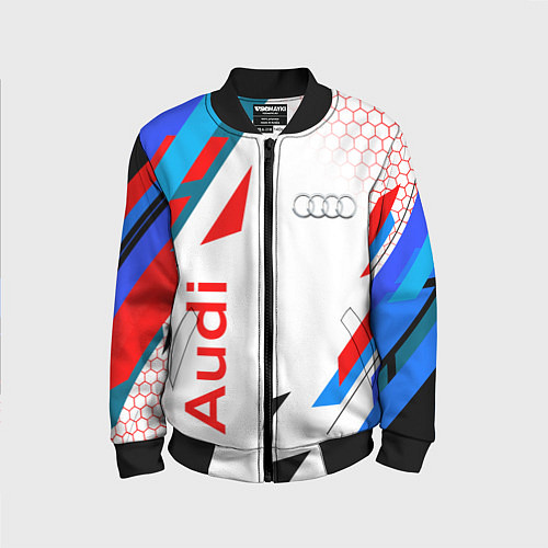 Детский бомбер AUDI АУДИ SPORT / 3D-Черный – фото 1