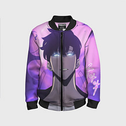 Бомбер детский Поднятие уровня в одиночку, цвет: 3D-черный