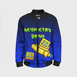 Бомбер детский Geometry Dash, цвет: 3D-черный