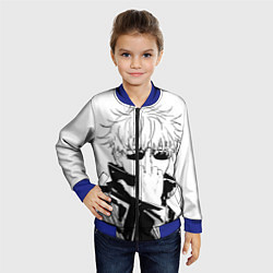 Бомбер детский Магическая битва Годжо, цвет: 3D-синий — фото 2