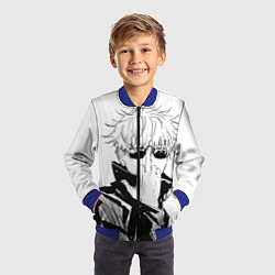 Бомбер детский Магическая битва Годжо, цвет: 3D-синий — фото 2