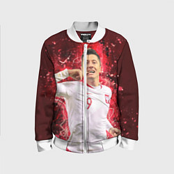 Бомбер детский Lewandowski Левандовски 9, цвет: 3D-белый