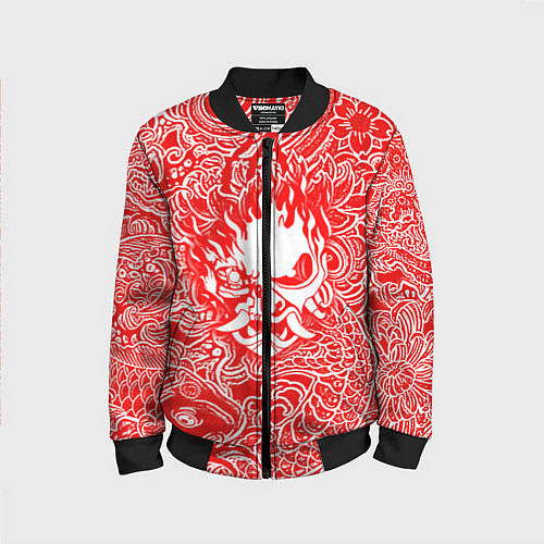 Детский бомбер Samurai / 3D-Черный – фото 1