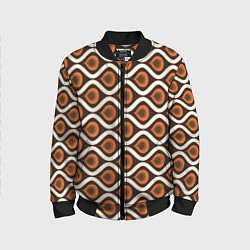 Бомбер детский Pattern, цвет: 3D-черный