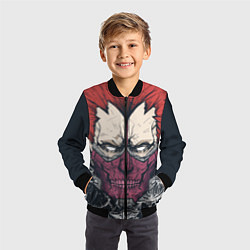 Бомбер детский En, цвет: 3D-черный — фото 2