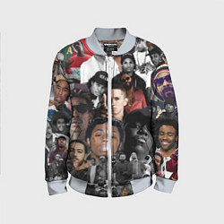 Бомбер детский Короли Рэпа KING RAP, цвет: 3D-серый