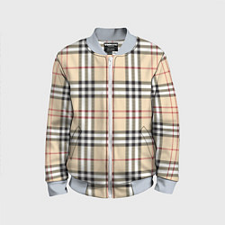 Детский бомбер Клетчатый принт в стиле Burberry