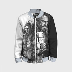 Детский бомбер THE LAST OF US ЧЁРНО БЕЛЫЙ