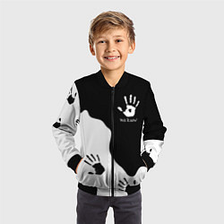 Бомбер детский TES WE KNOW МЫ ЗНАЕМ, цвет: 3D-черный — фото 2