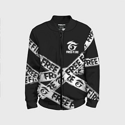 Бомбер детский GARENA FREE FIRE OFF CYBER LINE STYLE, цвет: 3D-черный