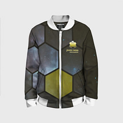 Бомбер детский JWST space cell theme, цвет: 3D-белый