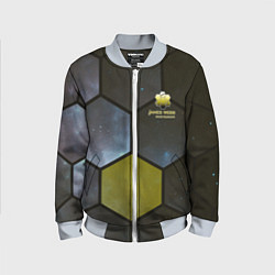 Бомбер детский JWST space cell theme, цвет: 3D-серый