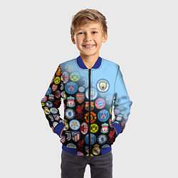 Бомбер детский МАНЧЕСТЕР СИТИ MANCHESTER CITY, цвет: 3D-синий — фото 2