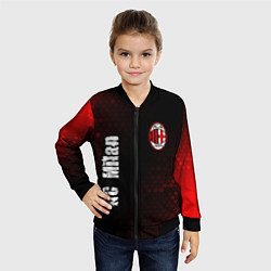 Бомбер детский AC MILAN AC Milan Графика, цвет: 3D-черный — фото 2