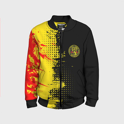 Детский бомбер Кобра Кай Cobra Kai / 3D-Черный – фото 1