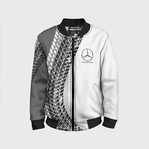 Детский бомбер Mercedes-Benz дрифт / 3D-Черный – фото 1