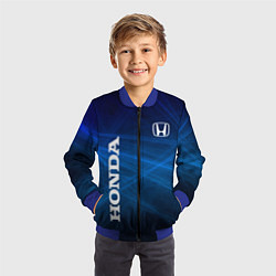Бомбер детский Honda - Blue, цвет: 3D-синий — фото 2
