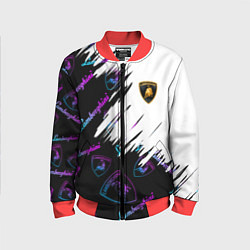 Детский бомбер Lamborghini pattern gradient