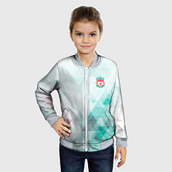 Бомбер детский Liverpool лфк, цвет: 3D-серый — фото 2