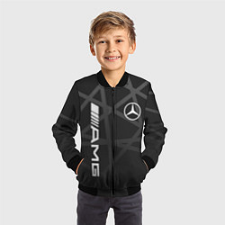 Бомбер детский MERCEDES - BENZ МЕРСЕДЕС, цвет: 3D-черный — фото 2