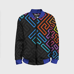 Детский бомбер НЕОНОВЫЕ ФИГУРЫ НЕОН