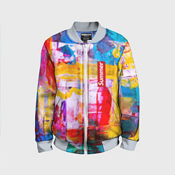 Детский бомбер Импрессионизм Лето Абстракция Impressionism Summer