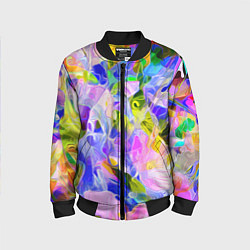 Детский бомбер Красочный цветочный узор Весна - Лето 2023 Colorfu