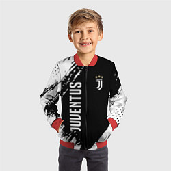 Бомбер детский Fc juventus фс ювентус, цвет: 3D-красный — фото 2