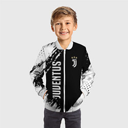 Бомбер детский Fc juventus фс ювентус, цвет: 3D-белый — фото 2