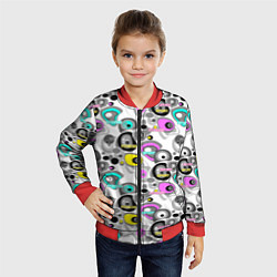 Бомбер детский Sport and fitness, цвет: 3D-красный — фото 2