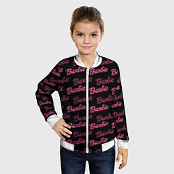 Бомбер детский Barbie - Барби, цвет: 3D-белый — фото 2