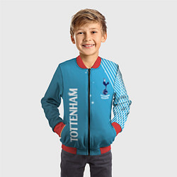 Бомбер детский Тоттенхэм хотспур Абстракция, цвет: 3D-красный — фото 2