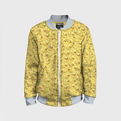 Детский бомбер Утиный принт