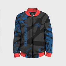 Детский бомбер Subaru - следы шин