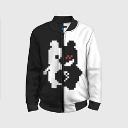 Бомбер детский Monokuma pixel, цвет: 3D-черный