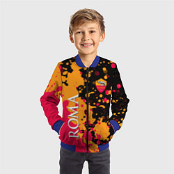 Бомбер детский Roma Краска, цвет: 3D-синий — фото 2