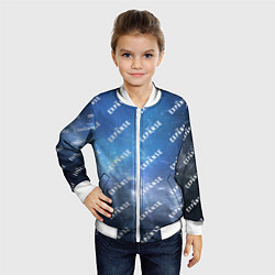 Бомбер детский The Expanse pattern, цвет: 3D-белый — фото 2