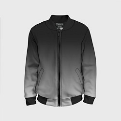 Детский бомбер Серый градиент