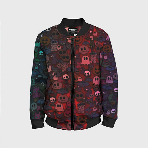 Детский бомбер Плюшевые вестники ночи / 3D-Черный – фото 1