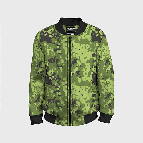Детский бомбер Камуфляж M-84 / 3D-Черный – фото 1