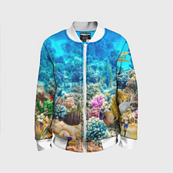 Детский бомбер Дно морское