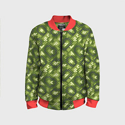 Детский бомбер Милитари Чешуя