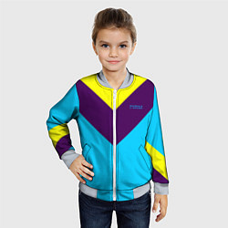 Бомбер детский FIRM как в 80х, цвет: 3D-серый — фото 2