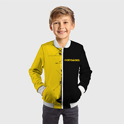 Бомбер детский Arasaka corporation, цвет: 3D-белый — фото 2