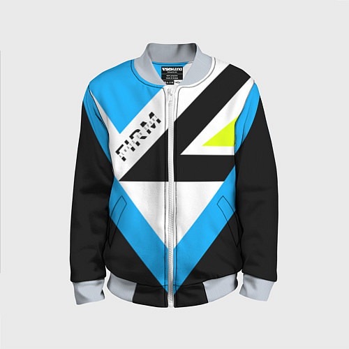 Детский бомбер FIRM спортик / 3D-Серый – фото 1